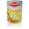 Pêssego em calda diet La Violetera 800g.