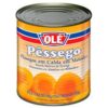 Pêssego em calda Lata Olé 800g