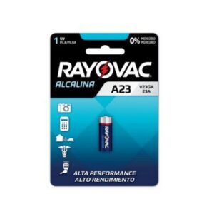 Pilha p/ controle de portão alcalina 12V Rayovac V23