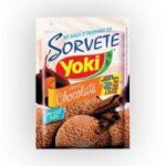 Pó para sorvete de chocolate Yoki 150g.