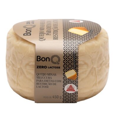 Queijo Minas Meia Cura Zero Lactose BonQ 450g