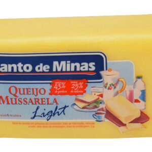 Queijo mussarela light em barra Canto de Minas 480g