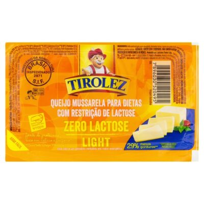 Queijo Mussarela Light Zero Lactose 250g