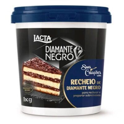 Recheio de Chocolate Diamante Negro Lacta 1,05kg