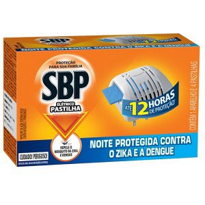 Repelente elétrico SBP aparelho bi volt + 4 pastilhas