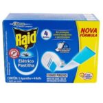Repelente Raid elétrico aparelho bi volt + 4 pastilhas
