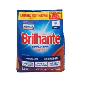 Sabão em Pó Brilhante Limpeza Total 4kg
