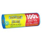 Saco para lixo super forte Dover Roll 100 lts