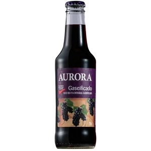 Suco de uva integral gaseificado Aurora 275ml
