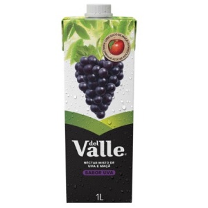 Suco pronto de uva Del Valle 1lt.