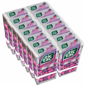 Tic tac frutas silvestres caixa 14 unidades 16g cada