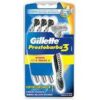 Aparelho de Barbear Prestobarba 3 Gillette 4 unidades
