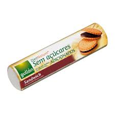 Biscoito diet recheado c/ chocolate Gullón 250g