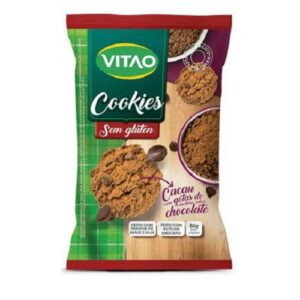 Cookie Integral Vitão Cacau com gotas de Chocolate 200g