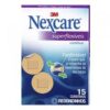 Curativos redondos e flexíveis para joelhos e cotovelos Nexcare 15x1