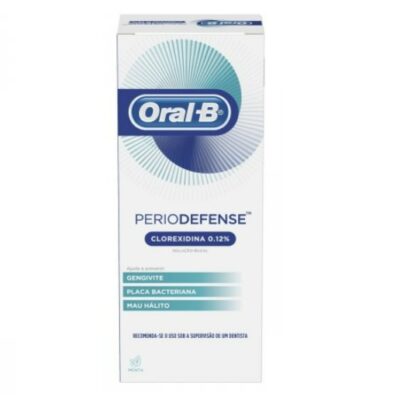Enxaguante Bucal Antisséptico Oral B Periodefese 350ml