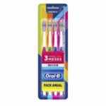 Escova dental Oral B Color Collection (4 unid.)