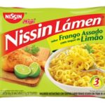 Macarrão instantâneo frango assado com limão Nissin 85g