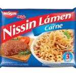 Macarrão instantâneo Nissin carne 85g.