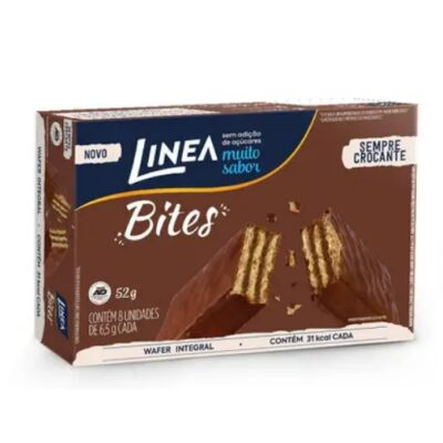 Mini Wafer Ao Leite Bites Linea 52g