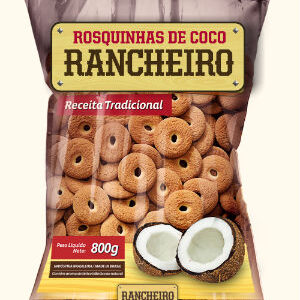 Rosquinhas de coco Rancheiro 600g.