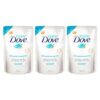 Sabonete líquido baby refil Dove 180ml (pacote c 3 unid.)