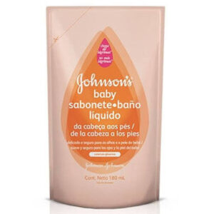 Sabonete Liquido Johson Baby da Cabeça aos Pés(refil sachê) 180 ml