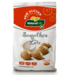 Sequilhos sabor leite sem glúten e lactose Natural Life 180g