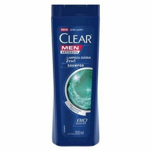 Shampoo Clear Men limpeza diária 2 em 1 200ml