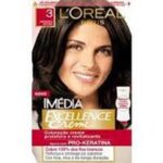 Tinta para cabelo Loreal Imédia castanho escuro numero 3