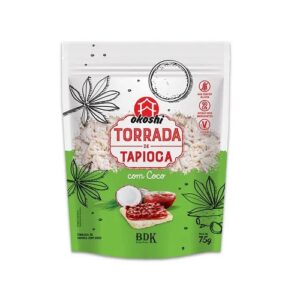 Torrada de tapioca com coco sem glúten Okoshi 75g